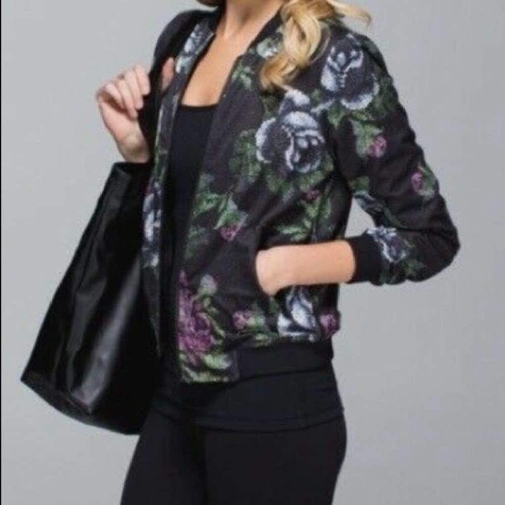 Lululemon reversible bomber/ varsity style